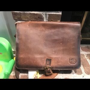 Leather Messenger Bag